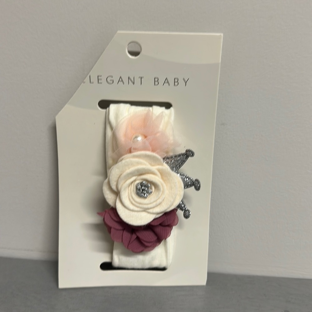 Crown and Flower Headband